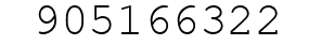 Number 905166322.