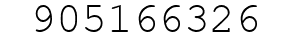 Number 905166326.