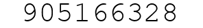 Number 905166328.