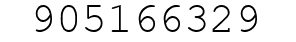 Number 905166329.