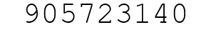 Number 905723140.