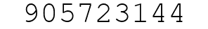 Number 905723144.