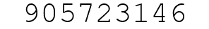 Number 905723146.