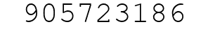 Number 905723186.