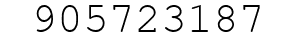 Number 905723187.
