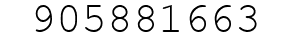Number 905881663.