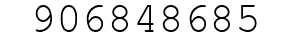 Number 906848685.