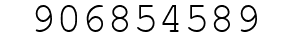 Number 906854589.