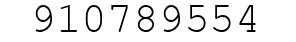 Number 910789554.