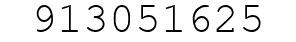 Number 913051625.