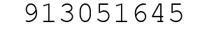 Number 913051645.