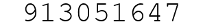 Number 913051647.