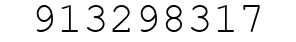 Number 913298317.