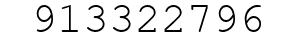 Number 913322796.