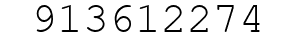 Number 913612274.