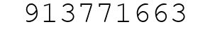 Number 913771663.
