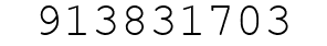 Number 913831703.