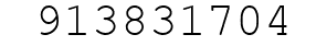 Number 913831704.