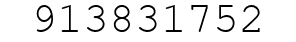 Number 913831752.