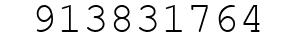 Number 913831764.