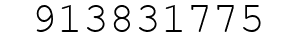 Number 913831775.