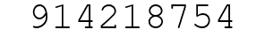 Number 914218754.