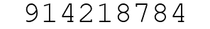 Number 914218784.