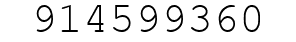Number 914599360.