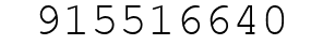Number 915516640.