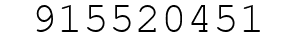 Number 915520451.