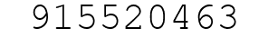Number 915520463.