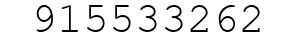 Number 915533262.