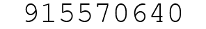 Number 915570640.