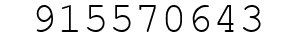 Number 915570643.