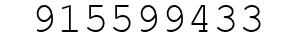 Number 915599433.