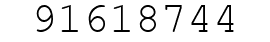 Number 91618744.