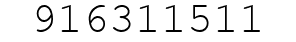 Number 916311511.