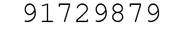 Number 91729879.