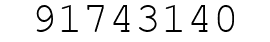Number 91743140.