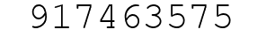 Number 917463575.