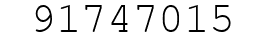 Number 91747015.