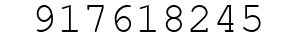 Number 917618245.