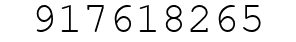 Number 917618265.