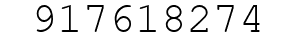 Number 917618274.