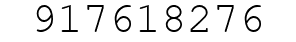 Number 917618276.