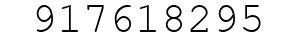 Number 917618295.