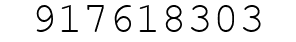 Number 917618303.