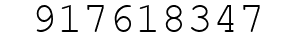 Number 917618347.