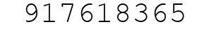 Number 917618365.