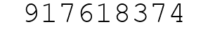 Number 917618374.